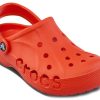 Crocs Baya Beach Orange Sandals 10126-817