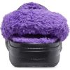 Crocs Baya Lined Fuzz Strap Clogs “Black Purple” 20663309V