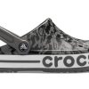 Crocs Bayaband Beach Gray Black Sandals “Grey Black” 206232-0DY