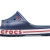 Crocs Bayaband Clog Blue White Red Unisex Slippers 205392-4CC