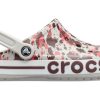 Crocs Bayaband Printed Classic Clogs “White Brown Red” 205840-1CD