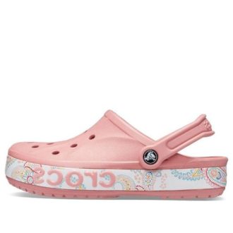 Crocs Bayaband Printing Sandals Pink Unisex 206233-682
