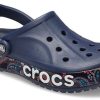 Crocs Bayaband Printing Sandals Unisex Blue 206233-410
