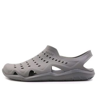 Crocs Beach Gray Unisex Sandals 203963-0DA