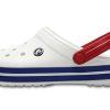 Crocs Beach Unisex White Blue Sandals “White Blue” 11016-11I