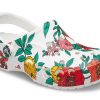 Crocs Beach White Flowers Sandals “White Red Green” 206230-10D