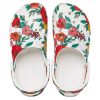 Crocs Beach White Flowers Sandals “White Red Green” 206230-10D