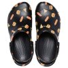 Crocs Bistro Graphic Clog Stylish Casual Black Sandals 204044-0FN
