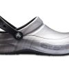 Crocs Bistro Graphic Clogs “Silver Black” 204044-041