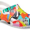 Crocs Classic Beach Sandals Unisex Multi-Color White 207849-94S Crocs Classic Beach Sandals Unisex Multi-Color White 207849-94S