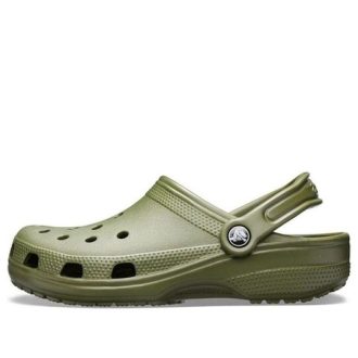 Crocs Classic Beach Unisex Army Green Sandals 10001-309