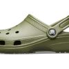 Crocs Classic Beach Unisex Army Green Sandals 10001-309
