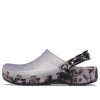 Crocs Classic Bleach Clogs “Translucent Black White” 207333-001