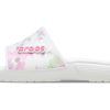 Crocs Classic Bleach Dye Slides “White Pink” 207411-94S