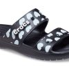Crocs Classic Casual Fashion Unisex Black Blue Slippers 207680-066