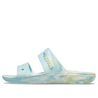 Crocs Classic Casual Fashion Unisex Blue Green Slippers “Blue Green” 207701-4SU Crocs Classic Casual Fashion Unisex Blue Green Slippers “Blue Green” 207701-4SU