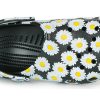 Crocs Classic clo daisy Full Print Sandals Unisex Black 206375-0ZI