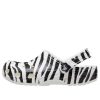 Crocs Classic Clog animal Printing Beach Sandals Black White 206676-1DE