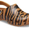 Crocs Classic clog Animal Printing Beach Tiger Stripes Yellow Sandals 206676-2ZF