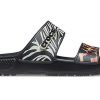Crocs Classic Clog Cozy Unisex Black Multi-Color Slippers “Black” 207847-0C4