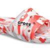Crocs Classic Clog Marble Beach Unisex Red White Slippers “Red White” 206879-884 Crocs Classic Clog Marble Beach Unisex Red White Slippers “Red White” 206879-884
