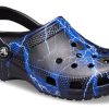 Crocs Classic Clog Pattern Black Sandals 206565-066