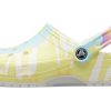 Crocs Classic Clog Tie Dye Beach Sandals Multi-Color Unisex 205453-94S Crocs Classic Clog Tie Dye Beach Sandals Multi-Color Unisex 205453-94S