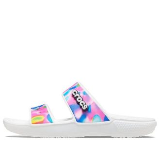 Crocs Classic Colorful Unisex White Pink Slippers “White Pink” 207771-102