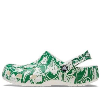 Crocs Classic Duke Print Clogs “Green” 210003-3WH