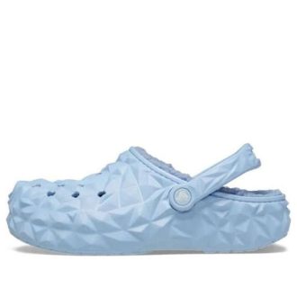Crocs Classic Lined Geometric Clogs “Blue” 210069-4NS