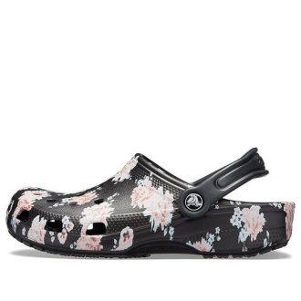 Crocs Classic Printed Clogs “Black Pink” 205838-97J