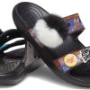 Crocs Classic Soft Sole Cozy Flat Heel Sports Slippers Unisex Black 207403-001 Crocs Classic Soft Sole Cozy Flat Heel Sports Slippers Unisex Black 207403-001