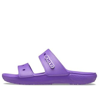 Crocs Classic Soft Sole Cozy Flat Heel Sports Slippers Unisex Purple 206761-518 Crocs Classic Soft Sole Cozy Flat Heel Sports Slippers Unisex Purple 206761-518