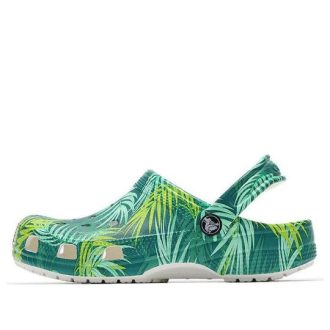 Crocs Classic Tropical Clog Classic Camouflage Green Sandals 207179-94S Crocs Classic Tropical Clog Classic Camouflage Green Sandals 207179-94S