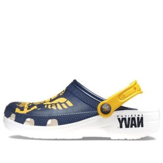 Crocs Classic US NAVY Clogs “Navy White” 207750-94S Crocs Classic US NAVY Clogs “Navy White” 207750-94S