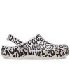 Crocs Classic Warped Logo Clogs “White Black” 210805-100