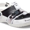 Crocs Classic Zip Tie Buckle Clogs “Black White” 208127-066
