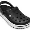Crocs Crocband Beach Sandals Unisex Black White 11989-060