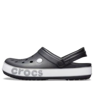 Crocs Crocband Bold Logo Clog Black Unisex Sandals 206021-02G