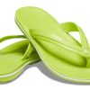 Crocs Crocband Lightweight Cozy Casual Flip-Flops Unisex Green 11033-3T1