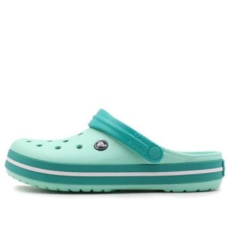 Crocs Crocband Lightweight Wear-Resistant Unisex Mint Green Sandals 11016-3R6