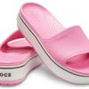 Crocs Crocband Platform Slide Thick Sole Pink Slippers 205631-6QF