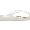 Crocs Crocband Printed Flip Flops “White Tan” 205943-94S