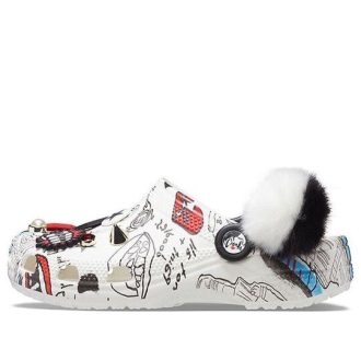 Crocs Disney x Crocs Pattern Unisex White Sandals 207401-100