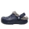 Crocs (GS) Baya Lined Clogs “Navy Grey” 11745-46U