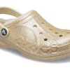 Crocs (GS) Baya Lined Glitter Clogs “Gold” 207656-11S