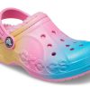 Crocs (GS) Baya Printed Lined Clogs “Pink Lemonade Multi” 205888-6SO