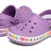 Crocs (GS) Bayaband Charm Band Clogs “Orchid” 208101-5PR