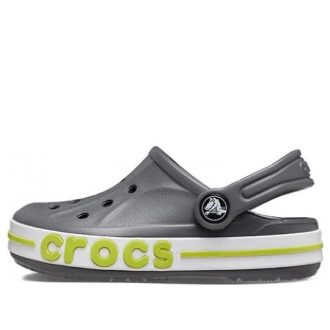 Crocs (GS) Bayaband Clog “Grey Lime Punch” 207019-0GX