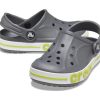 Crocs (GS) Bayaband Clog “Grey Lime Punch” 207019-0GX